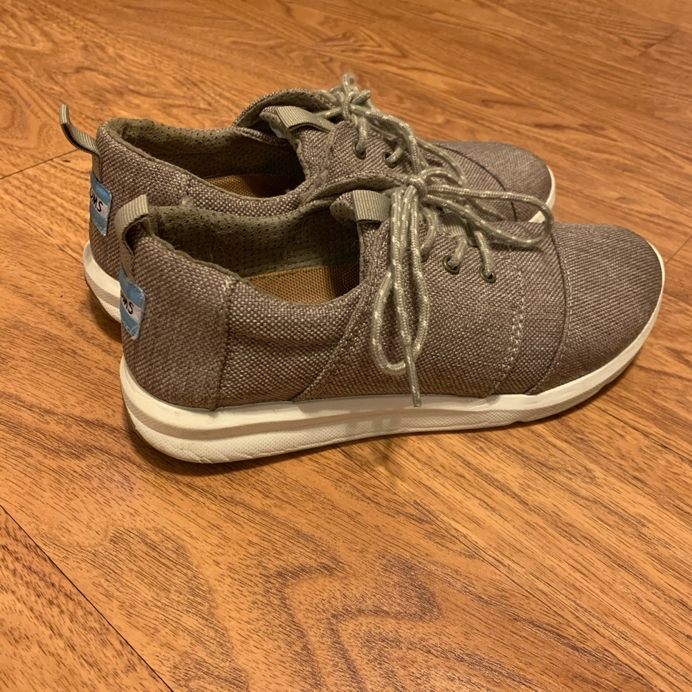 Toms Del Rey Canvas Lace Up Sneakers